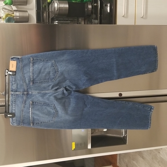 💕EDWIN💕 Cai High Waist Straight Leg Jeans Lumineer 100% Cotton Rigid 32 NWT - Picture 11 of 16